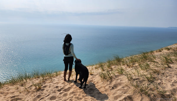 A Well-Earned Nap at Sleeping Bear Dunes